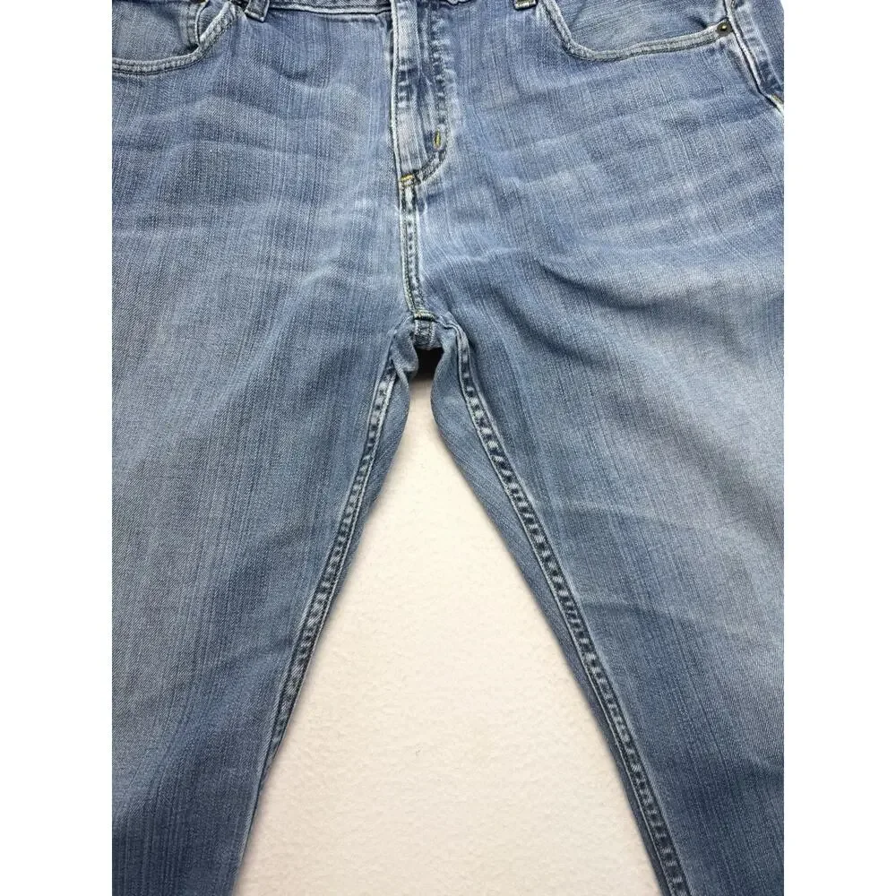 Old Navy Jeans Men 38x32 Loose Fit Skater Casual Straight Leg RN73277 Flex